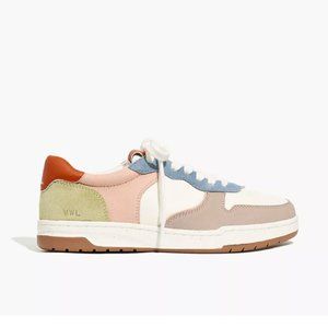 Madewell Court Sneakers in Colorblock Nubuck and Leather